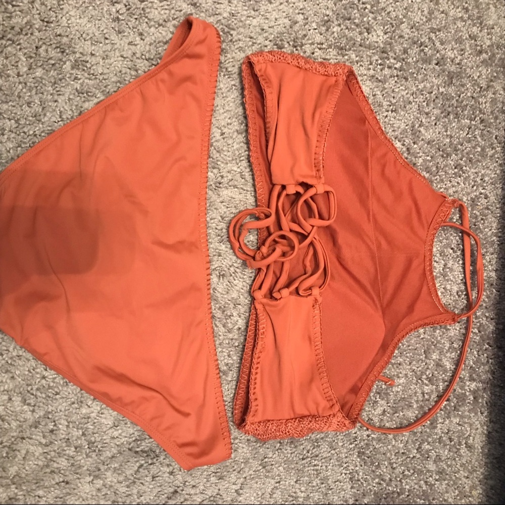 Woven bathing suit